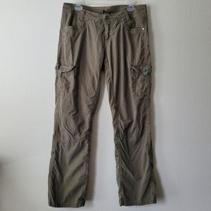 Kuhl Splash Roll Up Cargo Pants Capris Green Work Pants Utility Hiking Patina